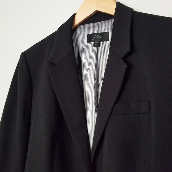J. Crew Original Schoolboy Blazer in Black Size XXL $198 Classic Timeless Jacket - Picture 7 of 16